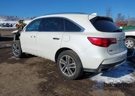 2017 Acura Mdx Advance Package из США, поврежденный, VIN 5FRYD4H84HB027464